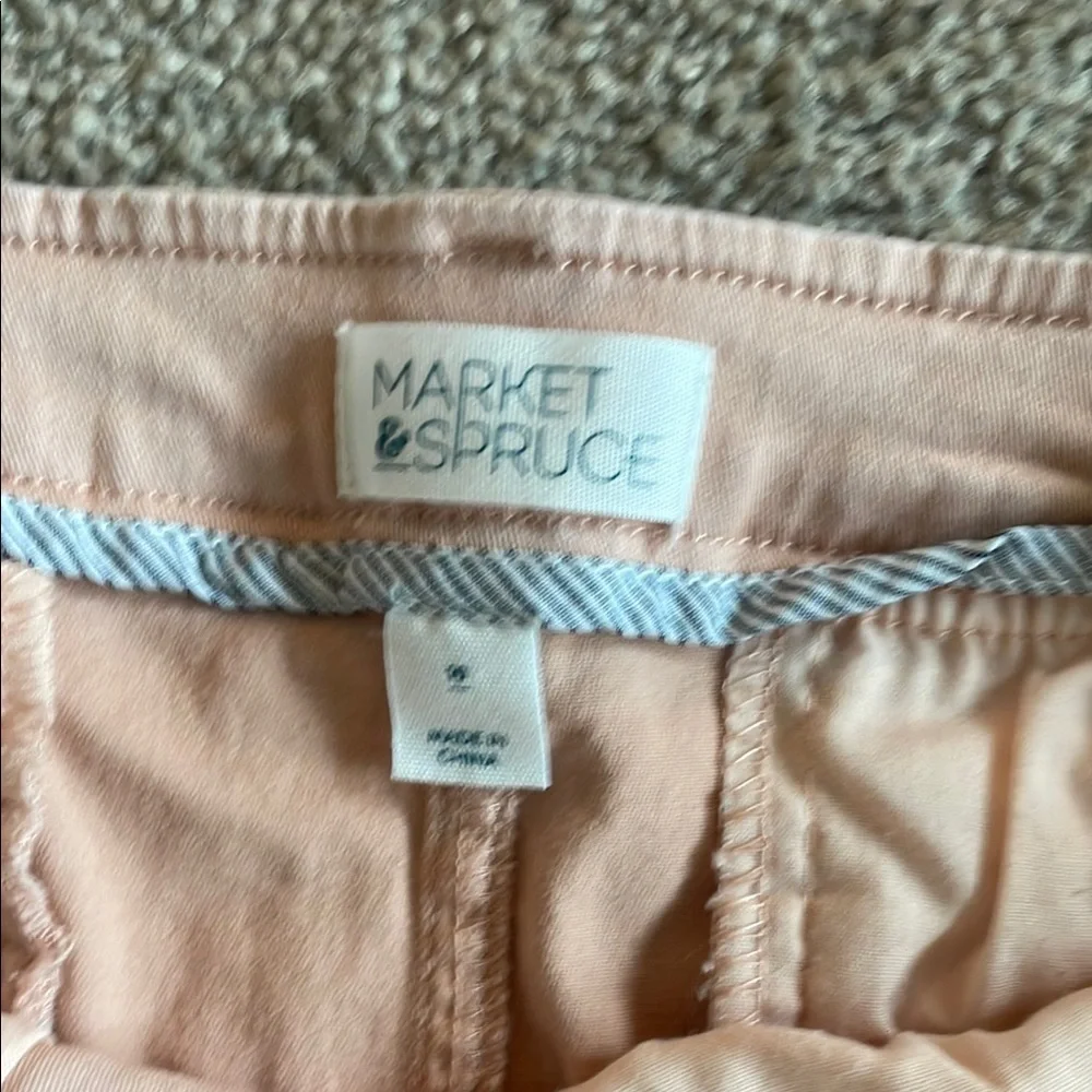 Market & Spruce Light Pink Women's Bermudas
